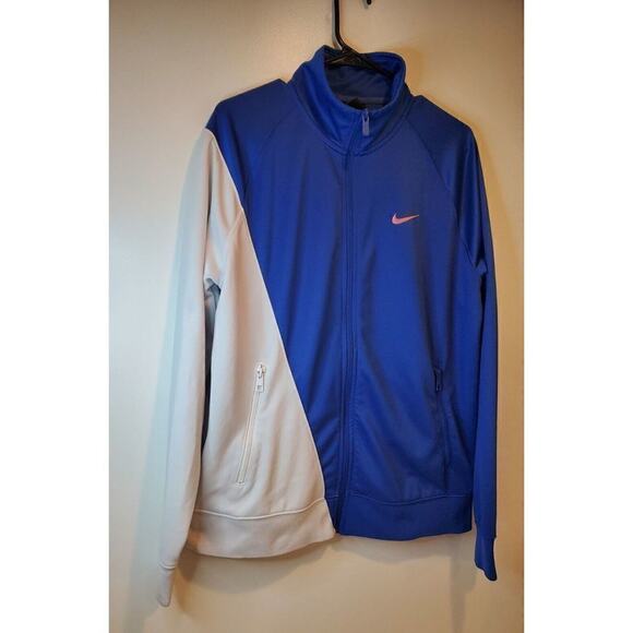 Nike Sportswear Swoosh Logo Men's Sz L Track Jacket Warmup Full Zip BV5287 - Picture 4 of 9